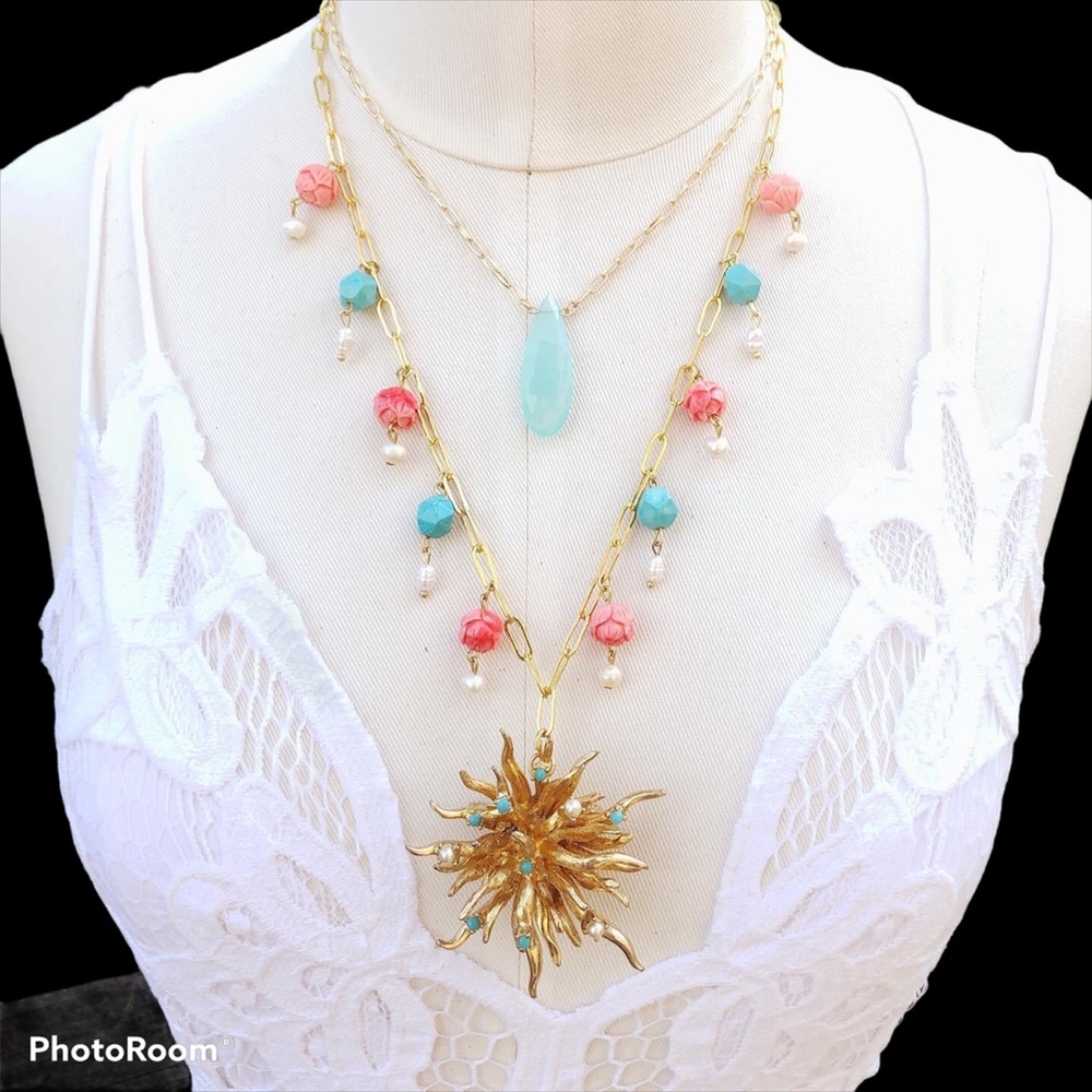Vintage Coral Necklace